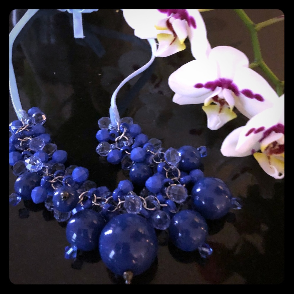 Blue necklace